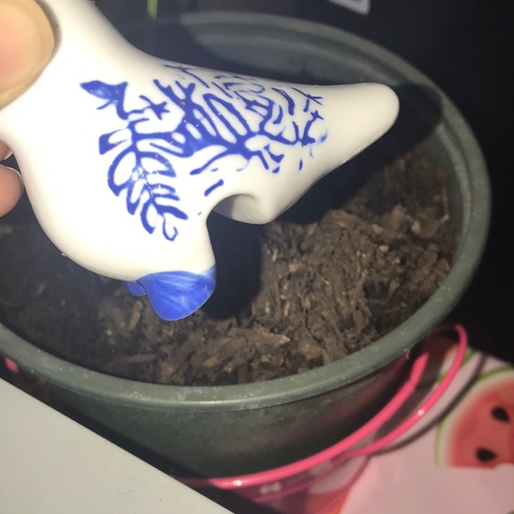 NWT Fish 🐠 Ceramic Plant Percher - Picture 4 of 4